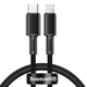 Кабель для зарядки и передачи данных Type-C - Lightning Baseus High Density 20W, 1m (CATLGD-01) Черный - изображение 1
