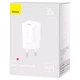 Сетевое зарядное устройство Baseus P10110902213-00 GaN5 Fast Charger (mini) 1C 30W, кабель Type-C White - изображение 2
