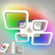 Смарт люстра з колонкою керована світлодіодна ESLLSE OVAL RGB MUSIC 5S 85 Вт 725x460x80 мм Бiла - зображення 1