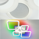 Смарт люстра з колонкою керована світлодіодна ESLLSE OVAL RGB MUSIC 5S 85 Вт 725x460x80 мм Бiла - зображення 2