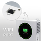 Hybrydowy inwerter Qoltec 3.5 kW 100A 24V MPPT Sinus Wi-Fi option (5901878538648) - obraz 8