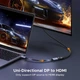 Перехідник DisplayPort - HDMI 4K Ugreen DP133 плетений кабель тато - мама для настільного комп'ютера, проектора, монітора Black (65982) - зображення 5