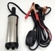 Погружной электро насос 12V от аккумулятора для перекачки жидкостей воды топлива солярки помпа с зажимами и выключателем на проводе 12л/мин 38мм Diesel Pump UKC 5260 - изображение 1