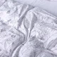 Комплект постельного белья MirSon Двуспальный 175х210 см 22-1427 Leafsong white Сатин Standart (2200011246598) - изображение 2