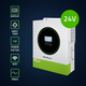 Hybrydowy inwerter Qoltec 3.5 kW 100A 24V MPPT BMS Sinus Wi-Fi option (5901878538655) - obraz 5