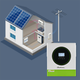 Hybrydowy inwerter Qoltec 3.5 kW 100A 24V MPPT BMS Sinus Wi-Fi option (5901878538655) - obraz 12