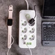 Сетевой фильтрудлинитель F06U на 6 розеток 4 USB 1 Type-C и кнопкой отключения 5 м Белый HP-5-25 - изображение 2