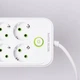 Сетевой фильтр удлинитель на 8 розеток с 3 USB 1 Type-C и кнопкой отключения F20U 2.8 м Белый HP-5-27 - изображение 6