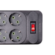 Удлинитель сетевой фильтр 3м 6 розеток 4 USB 2 Type-C черный, пилот тройник зарядная станция офис Yiwu - изображение 4