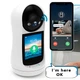 IP камера видеонаблюдения BauTech 3MP с двусторонней видеосвязью Белый (1015-834-00) - изображение 3
