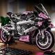 Конструктор мотоцикл BauTech спортивний 1000RR 1920 деталей Рожевий (1014-925-00) - зображення 9