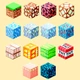 Детский конструктор-ночник BauTech 3D светящийся в стиле Minecraft разноцветный (1015-825-00) - изображение 3