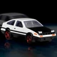 Дрифт машинка Toyota AE86 BauTech декор на панель авто Белый (1015-875-00) - изображение 4