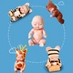 Коллекция из 6 миниатюрных кукол игрушек BauTech со сменной одеждой Разноцветный (1015-894-00) - изображение 17