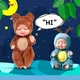 Коллекция из 6 миниатюрных кукол игрушек BauTech со сменной одеждой Разноцветный (1015-894-00) - изображение 20