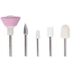 Фрезер для маникюра и педикюра Flawless Salon Nails 5 насадок розовый - изображение 2