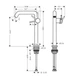 Смеситель для раковин-чаш HANSGROHE TECTURIS S COOLSTART ECOSMART 73370140 - изображение 2