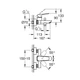 Настенный смеситель для ванны GROHE CUBEO 1018132430 - изображение 2