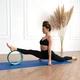 Колесо для йоги и фитнеса (йога кольцо) 32х13см OSPORT Fit Wheel Yoga (MS 1842) Черно-бирюзовый - изображение 4