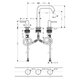 Смеситель на 3 отверстия HANSGROHE TECTURIS E 73330670 - изображение 2