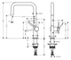 Кухонный смеситель HANSGROHE TALIS 72806670 - изображение 2
