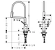Кухонный смеситель HANSGROHE 72861670 - изображение 2
