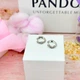 Срібні сережки Пандора Pandora Молодий місяць і зірки 299152C01 - изображение 2