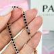 Срібний браслет Пандора Pandora в позолоті тенісного дизайну чорний 581469C02 (16) - изображение 4