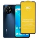Захисне скло TDG 9D для Blackview SHARK 8 повне проклеювання чорний - зображення 1