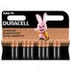 Батарейка Duracell AAA лужні 10 шт. в упаковці (5002509/5006462) - изображение 2