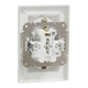 Розетка Schneider Electric ASFORA с заземлением двойная белая 16А (EPH9900121) - изображение 7