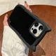 Чохол на iPhone 16 Pro Max / для айфон 16 про макс з котячими вушками та ремінцем Black - зображення 7
