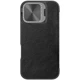 Кожаный чехол-книжка Nillkin Qin Prop для Apple iPhone 16 Black - изображение 2