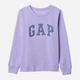 Свитшот на флисе женский GAP 207968428 2XL Фиолетовый (1159836371) - изображение 5