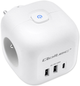 Rozgałęźnik sieciowy Qoltec Power Cube 3x AC + 2x USB + 1x USB-C PD 20W White (5901878525488) - obraz 3