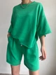 Жіночий костюм (футболка та шорти) Fashion YSBF816Green 42-44 Зелений (2000000906904) - зображення 1