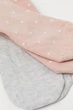 Колготки бавовняні з принтом для дівчинки H&M 0619739107 098-104 см (2-4 years) рожевий - зображення 2