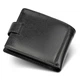 Класичне чоловіче портмоне з натуральної шкіри ST Leather ST102 чорне 9,5 см - зображення 2