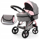 Wózek dla lalki Bayer Design City Max 17533AA Szaro-różowy (4003336175332) - obraz 4
