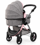 Wózek dla lalki Bayer Design City Max 17533AA Szaro-różowy (4003336175332) - obraz 3