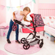 Wózek dla lalki Bayer Design Combi Neo Vario 18405AA Czerwony (4003336184051) - obraz 13