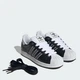 Чоловічі кеди низькі Adidas Superstar II JQ3209 42.5 (8.5UK) 27 см Cblack/Msilve/Ftwwht (4068801923504) - зображення 5