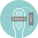 Набор зубных детских щеток Kundal Toothbrush for Toddlers 3-5 лет туба 12 шт (8809809423902) - изображение 3