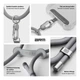 Ремінець для смартфону ArmorStandart Silicone Rope Titanium Grey with Grey holder (ARM76276) - зображення 3
