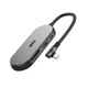 USB HUB ArmorStandart Angle Type-C-HDMI-RJ45-USB-SD 2USB Grey (ARM86022) - изображение 1
