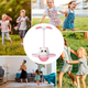Джампер детский мяч прыгун с ручкой и LED-подсветкой, синий - изображение 3