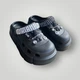 Женские кроксы Progress на платформе черные с джибитсами Progress 152-2-4 40р - изображение 1