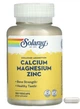 Комплекс кальцій магній цинк calcium magnesium zinc Solaray 100 капсул VegCap (076280045604) - изображение 1