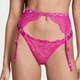 Пояс для панчіх рожевий зі стразами (XS/S) Victoria's Secret - зображення 1
