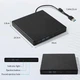 Внешний USB 3.0 DVD RW CD Тонкий оптический привод Записывающий плеер для компакт дисков AmmToo проигрыватель - изображение 8